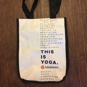 LuLu Lemon This is Yoga Tote Bag